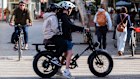 E-bikes’ on The Corso in Manly, northern Sydney, this week. Their power and speed is comparable to motorcycles, which can cost up to $1000 to register and $800 to become a licensed rider.