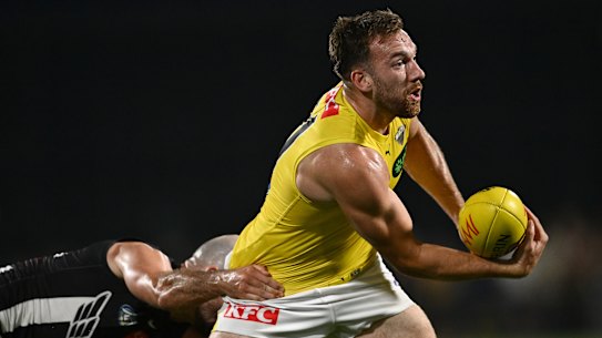 Noah Balta is looking forward for the Tigers this year under new coach Adem Yze.