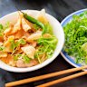 The essence of a unique dish… Cao Lau served in a street cafe in Hoi An.