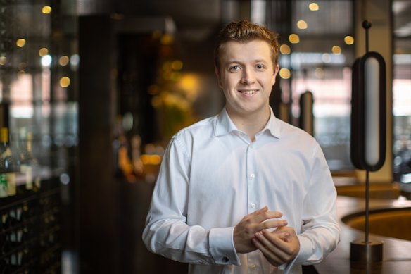 Sommelier Kobi Watson from Ten Minutes by Tractor, a finalist last year.