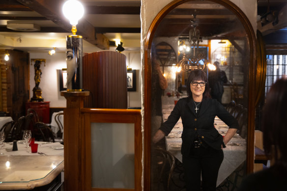 Caterina Borsato before the reopening of her basement restaurant, which has been closed for renovations after a flood.