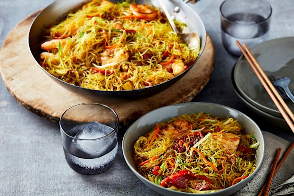 The secret to a great stir-fry is frying the noodles, not stewing them.