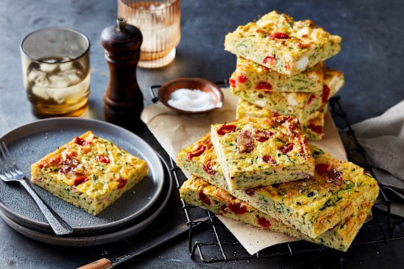 Zucchini slice.