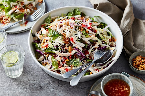 This bright and fragrant Vietnamese chicken salad is full of crunchy textures.