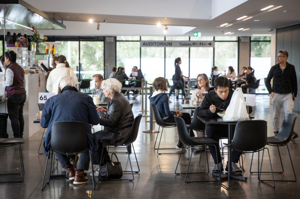 Terry’s Kitchen canteen has an order-and-pay set up.