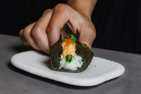 Get two hand rolls and a cocktail at Yamagen from Tuesday to Thursday.