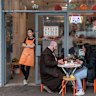Joris Zhao (standing) opened the shop with her retired parents.