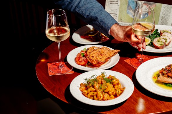 The lunch special of the day at Bar Allora could be anything from pasta to porchetta.