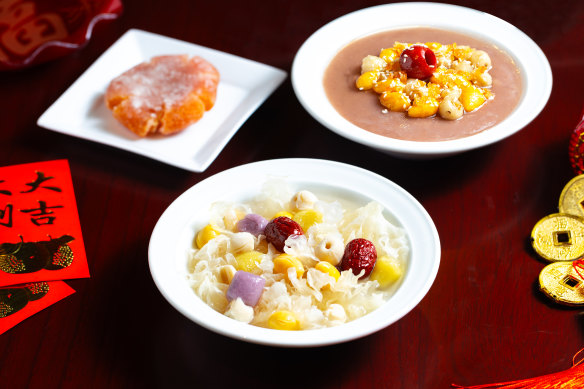 Dessert offerings from Fuji Seafood Restaurant