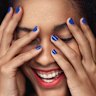 Bring back blue into your blue routine with nail polish.