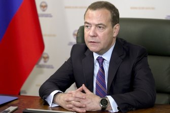 Rusya Güvenlik Konseyi Başkan Yardımcısı ve eski cumhurbaşkanı Dmitry Medvedev.