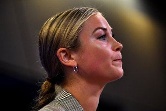 Grace Tame has called for a national definition of consent. 