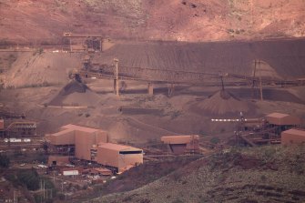 Rio Tinto’s iron ore production in Western Australia