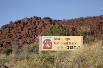 Murujuga National Park. otherwise known as the Burrup Peninsula, near Dampier in Western Australia.
