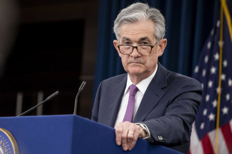 US Fed chairman Jerome Powell . Central banks around the world are accelerating efforts to create digital currencies.