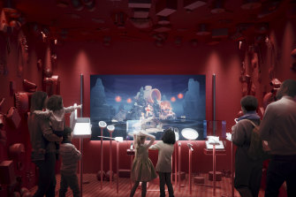 Visitors will be able to create their own soundtrack in the foley room.