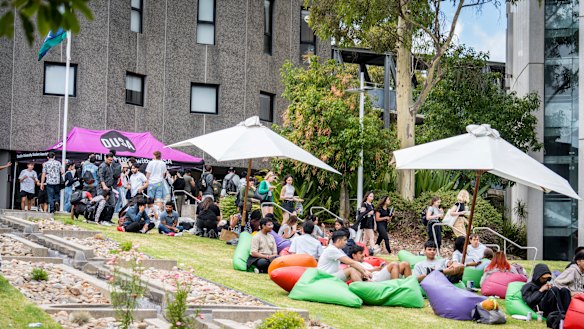 O-Week activities at Deakin University in 2025.