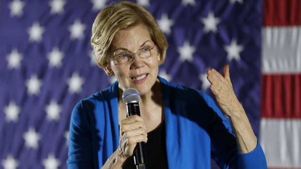 Democratic Senator Elizabeth Warren's resurgence has Wall Street concerned.
