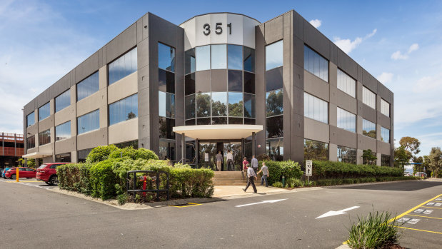 Two offices in Burwood Highway sold for for $45.85 million.