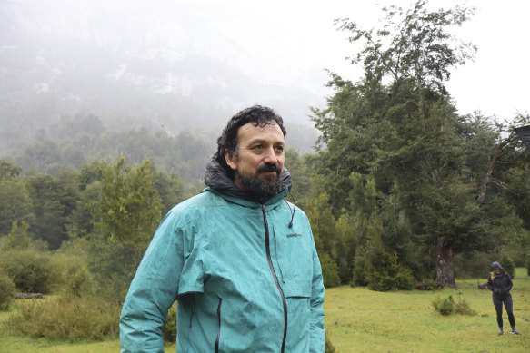 Rodrigo Condeza, founder of the nonprofit Puelo Patagonia, in Chile.