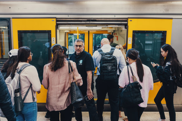 Sydney trains will run slower on Tuesday as temperatures soar.