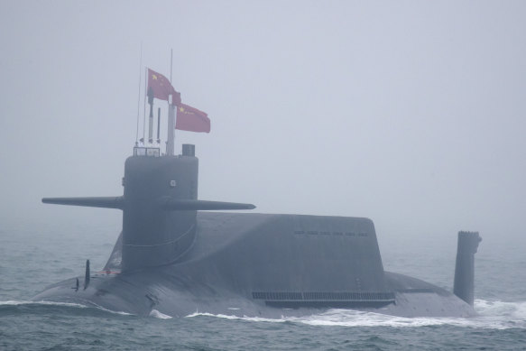 China’s Jin-class nuclear submarine, 2019.