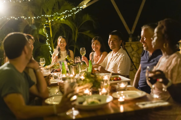 Dining under the stars … Cooinda Lodge, Kakadu’s oldest lodge.