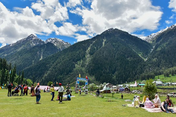 The Pahalgam area often referred to as a “mini Switzerland” and is visited by hundreds of tourists every day.