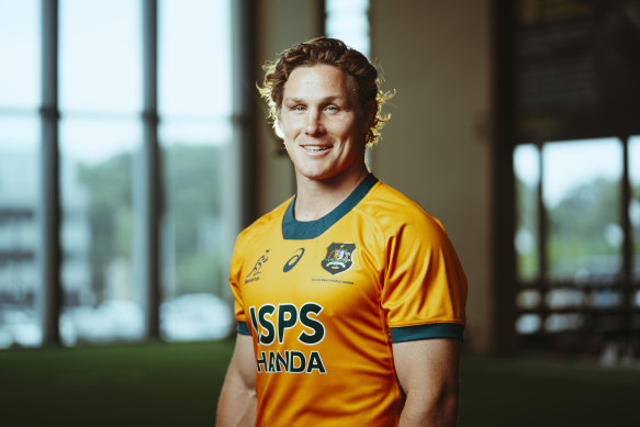 Former Wallabies captain Michael Hooper who is now playing for Australia 7s team Rugby Australia at Moore Park, Monday 20th of November 2023. 