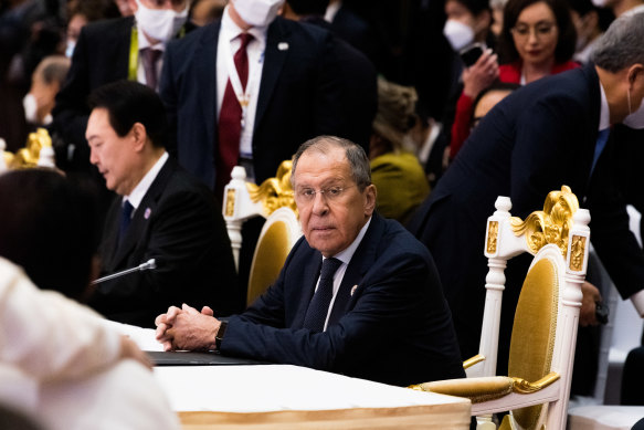 Russian Foreign Minister Sergey Lavrov