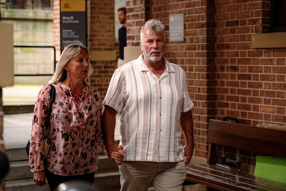 Jesse Baird’s father, Gary Baird, departs the Supreme Court on Monday. 