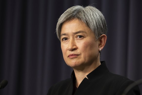 Foreign Minister Penny Wong introduced a motion at Labor’s national conference last year calling for recognition for Palestine.