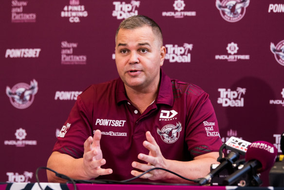 Manly Coach Anthony Seibold said Tom Trbojevic did not suffer a concussion.