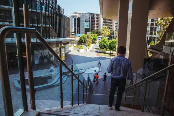 The Macquarie Park CBD.