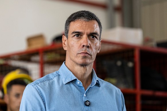 Spanish Prime Minister Pedro Sanchez, pictured earlier this month, arrived in Ceuta on Friday.