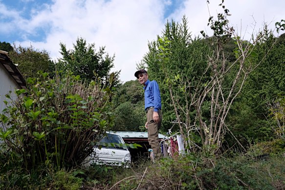 Katsuhiko Moteki, 70, who has lived in Nanmoku for half a century, has seen the decline of the village’s population and its energy. 