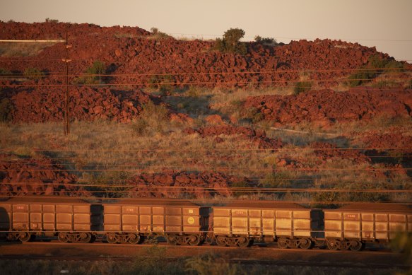 The rise in iron ore prices has delivered a record profit to Rio Tinto’s shareholders.