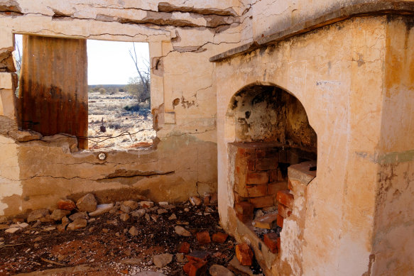 Exploring the ghost town is an eerie experience.