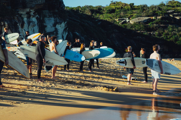 Paddle-outs are a relatively new ritual to recognise the loss of a loved surfer.