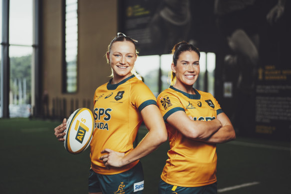 Maddison Levi and Charlotte Caslick are interested in trying to make the Wallaroos team for the 2025 Rugby World Cup.