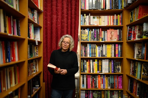 Victoria Jefferys, of Gleebooks in Blackheath, says the community has been divided by the road closure.