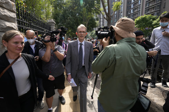 Australia’s ambassador to China, Graham Fletcher, was denied access to the closed court throughout Yang’s trial. 