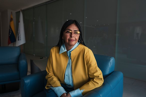Venezuelan Vice President Delcy Rodríguez in Caracas in September.