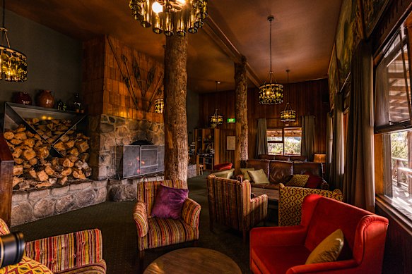 Comfy armchairs by a fire are the perfect antidote to chilly weather.