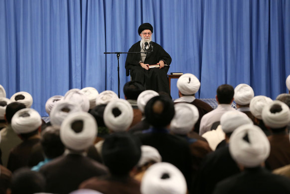 Supreme Leader Ayatollah Ali Khamenei accused enemies of "propaganda" by trying to disuade Iranians from voting by amplifying the threat of the coronavirus.