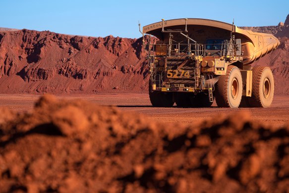 BHP said production guidance was achieved for copper, iron ore, metallurgical coal and energy coal.