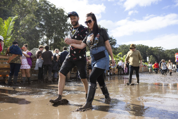 Splendour in the Grass became Splendour in the Mud in 2022 after the site was flooded.