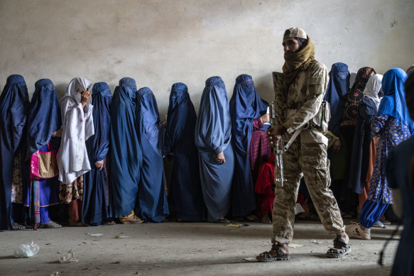 Women’s rights have been quashed since the Taliban retook Afghanistan during August 2021.