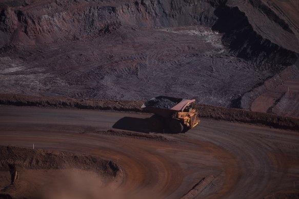 BHP, the largest stock in the S&P/ASX 200, fell as iron ore prices fell overnight.