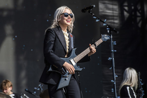 Phoebe Bridgers performs in Austin, Texas.